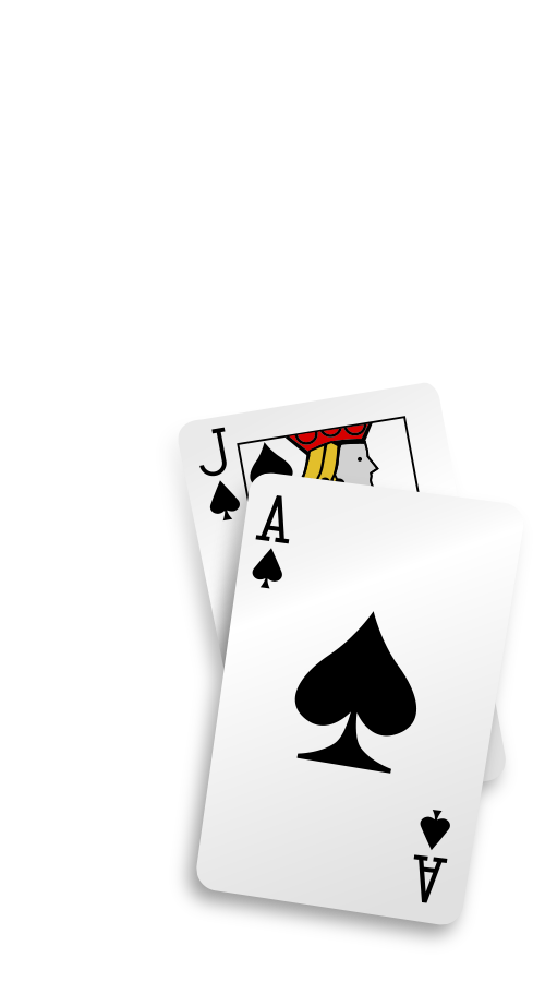 Blackjack table